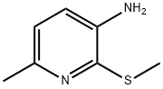 6-甲基-2-(甲巯基)吡啶-3-胺 结构式