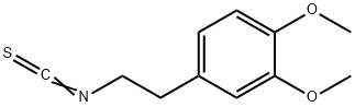 2-(3,4-二甲氧基苯基)乙基异硫代氰酸酯 结构式