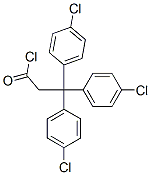 3,3,3-TRIS(P-CHLOROPHENYL)PROPIONYL CHLORIDE 结构式