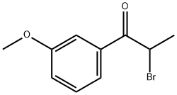 2-bromo-3-methoxypropiophenone  结构式