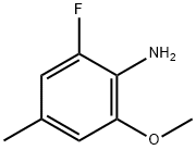 2-氟-4-甲基-6-甲氧基苯胺 结构式