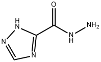 1-H-1,2,4-三氮唑-3-甲酰肼 结构式