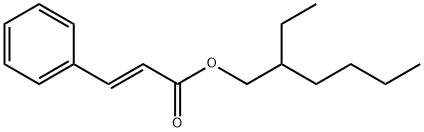 2-Propenoic acid, 3-phenyl-, 2-ethylhexyl ester, (2E)- 结构式