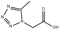 2-(5-甲基-1,2,3,4-四唑-1-基)乙酸 结构式