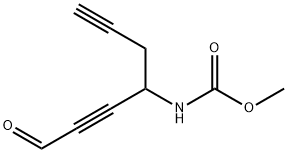 Carbamic  acid,  [4-oxo-1-(2-propynyl)-2-butynyl]-,  methyl  ester  (9CI) 结构式