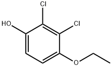 Phenol, 2,3-dichloro-4-ethoxy- (9CI) 结构式