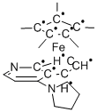 (R)-(+)-4-吡咯烷吡啶基(五甲基环戊二烯)铁 结构式