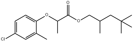 2甲4氯丙酸-2,4,4-三甲基戊基酯 结构式