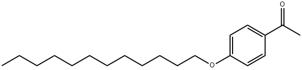 4-十二氧基苯乙酮 结构式