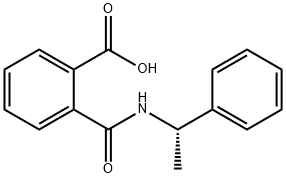 (S)-(-)-N-(1-苯乙基)邻羧基苯甲酰胺 结构式