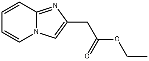咪唑并[1,2-A]吡啶-2-乙酸乙酯 结构式