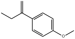 1-Methoxy-4-(1-methylenepropyl)benzene 结构式