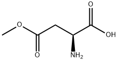 L-天冬氨酸-4-甲酯 结构式