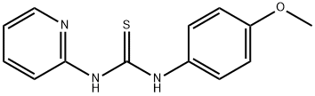 N-(2-Pyridyl)-N'-(4-methoxyphenyl)thiourea 结构式