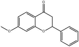 7-甲氧基-4-黄烷酮 结构式