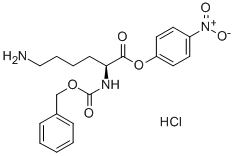 Z-LYS-ONP 盐酸盐 结构式