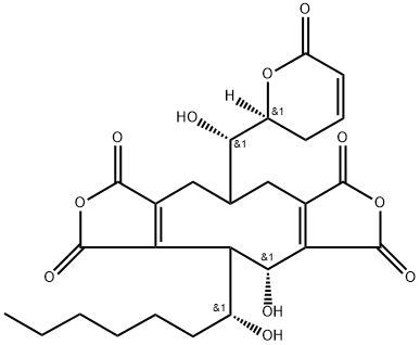 红青霉毒素 B 结构式