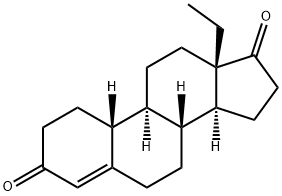 左旋乙基甾烯二酮 结构式