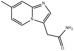 Imidazo(1,2-a)pyridine-3-acetamide,7-methyl- 结构式