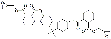 ISOPROPYLIDENE-1,4-DICLOHEXYLENEBIS(2,3-EPOXYPROPYL) CYCLOHEXANE-1,2-DICARBOXYLATE 结构式