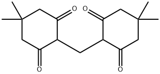 2,2'-Methylenebis(5,5-dimethylcyclohexane-1,3-dione) 结构式