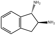 (1S,2S)-2,3-二氢-1H-茚-1,2-二胺 结构式