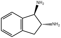 (1R,2R)-2,3-二氢-1H-茚-1,2-二胺 结构式