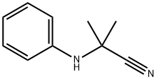 2-anilino-2-methylpropiononitrile  结构式