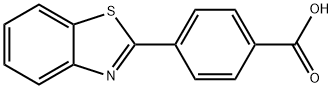 4-(1,3-苯并噻唑-2-基)苯甲酸 结构式