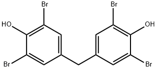 4,4'-METHYLENEBIS[2,6-DIBROMOPHENOL] 结构式