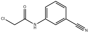 N1-(3-苯甲腈)-2-氯乙胺 结构式