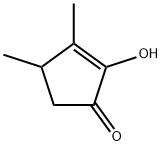 2-羟基-3,4-二甲基-2-环戊烯-1-酮 结构式