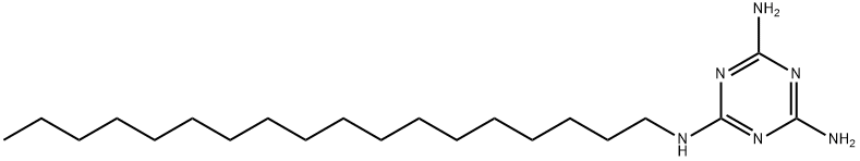 N-十八烷基-1,3,5-三嗪-2,4,6-三胺 结构式