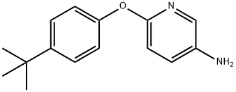 6-[4-(叔丁基)苯氧基]吡啶-3-胺 结构式
