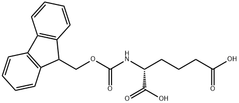 FMOC-D-2-氨基己二酸 结构式