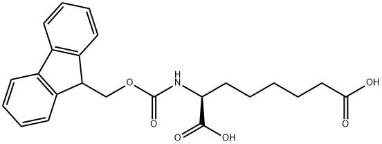 FMOC-L-2-氨基辛二酸 结构式
