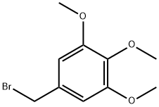 3,4,5-三甲氧基苄溴 结构式