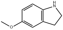 5-甲氧基吲哚啉 结构式