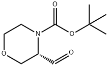 3-甲酰基-4-吗啉羧酸1,1-二甲基乙酯 结构式