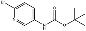2-溴-5-BOC-氨基砒啶 结构式