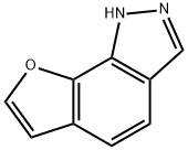 1H-Furo[3,2-g]indazole  (9CI) 结构式