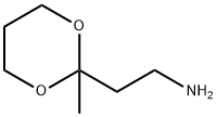 2-(2-甲基-1,3-二氧六环-2-基)乙-1-胺 结构式