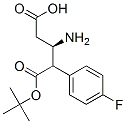 BOC-(S)-3-氨基-4-(4-氟苯基)-丁酸 结构式