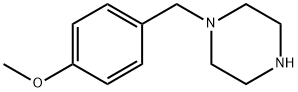 1-(4-甲氧基苄基)哌嗪 结构式