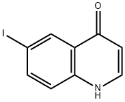 4-hydroxy-6-iodoquinoline 结构式