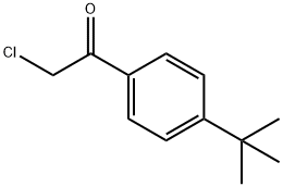 4-叔丁基-2-氯苯乙酮 结构式