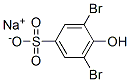 SODIUM 3,5-DIBROMO-4-HYDROXYBENZENESULPHONATE 结构式