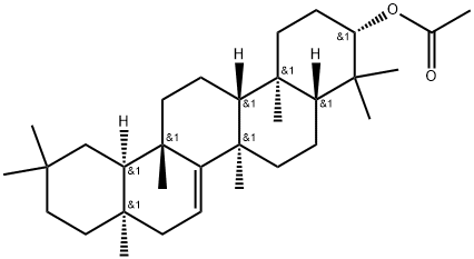 乙酰蒲公英萜醇 结构式
