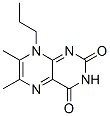 6,7-Dimethyl-8-propyl-2,4(3H,8H)-pteridinedione 结构式