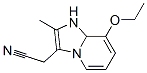 Imidazo[1,2-a]pyridine-3-acetonitrile, 8-ethoxy-1,8a-dihydro-2-methyl- (9CI) 结构式